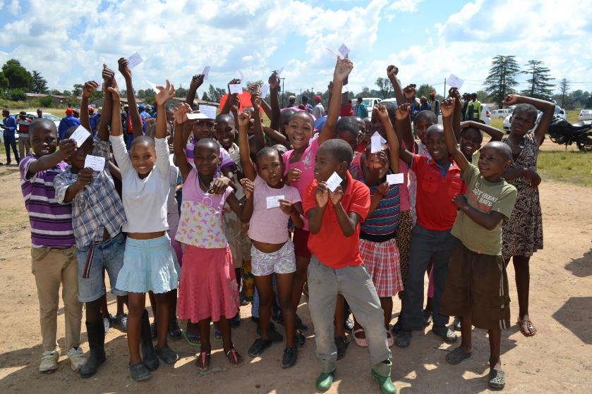 Kids at Help Lesotho 10th anniversary event
