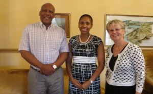 Peg with their Majesties of Lesotho