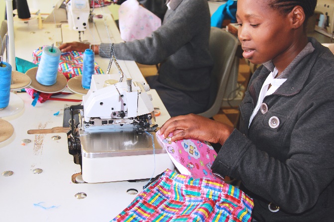 sewing sanitary kits