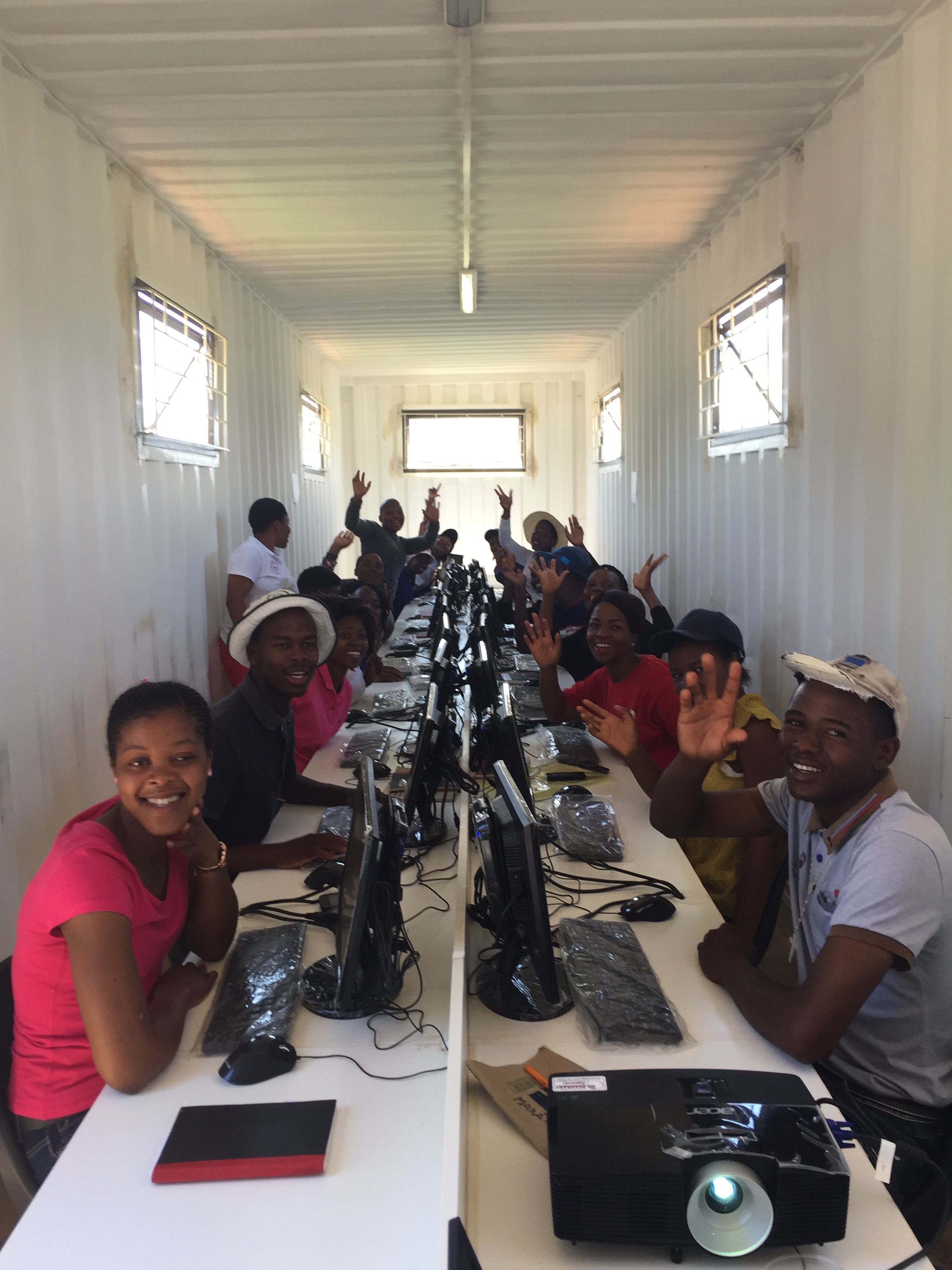 Help Lesotho's new computer container lab.