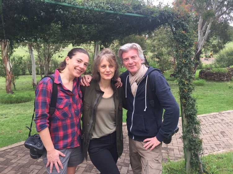 Manuela Clement-Frencia from Montreal and Maria and Dominique Cabrelli from Paris who came to develop a photo and story exhibition of our work with girls’ education to be displayed at the Montreal Museum of Fine Arts (Musee des Beaux-Arts).