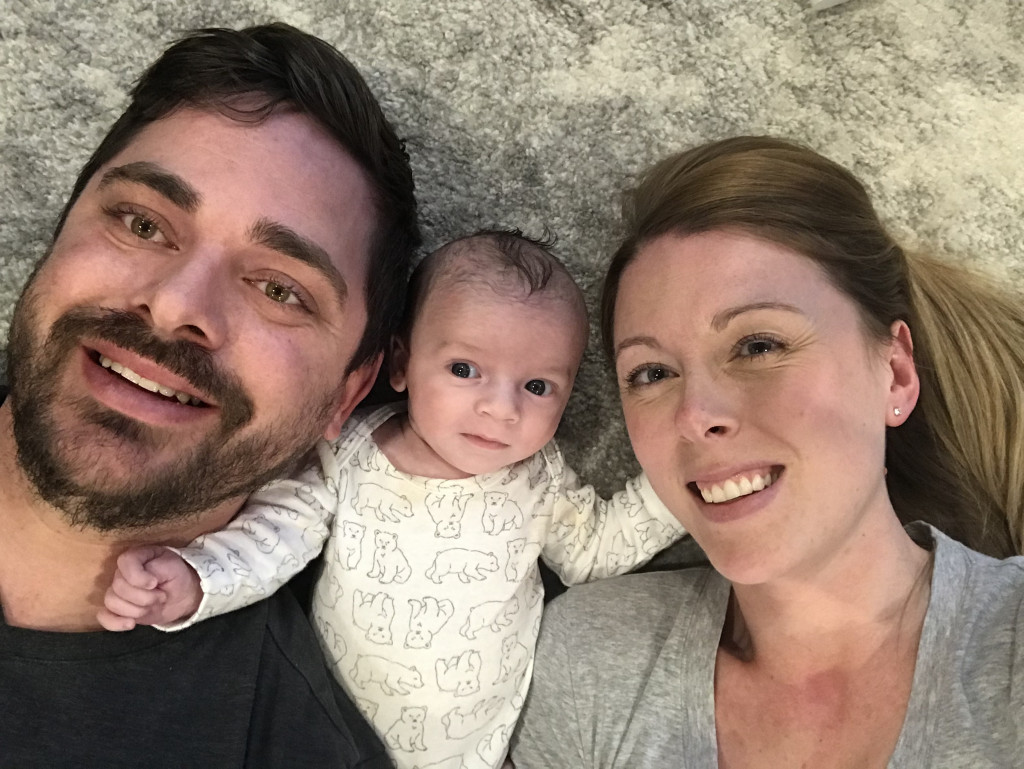 Help Lesotho staff member Kate with her husband Dave and new son Joel.