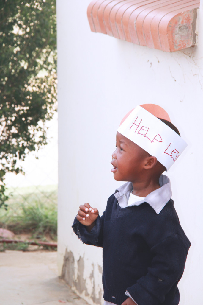 Young preschool child in Lesotho
